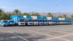 Al Furath water delivery fleet in the UAE